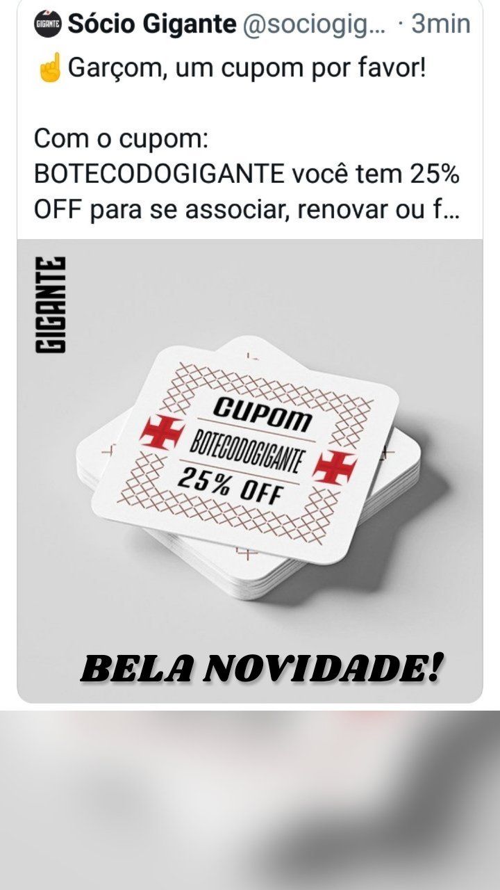 BELA NOVIDADE!